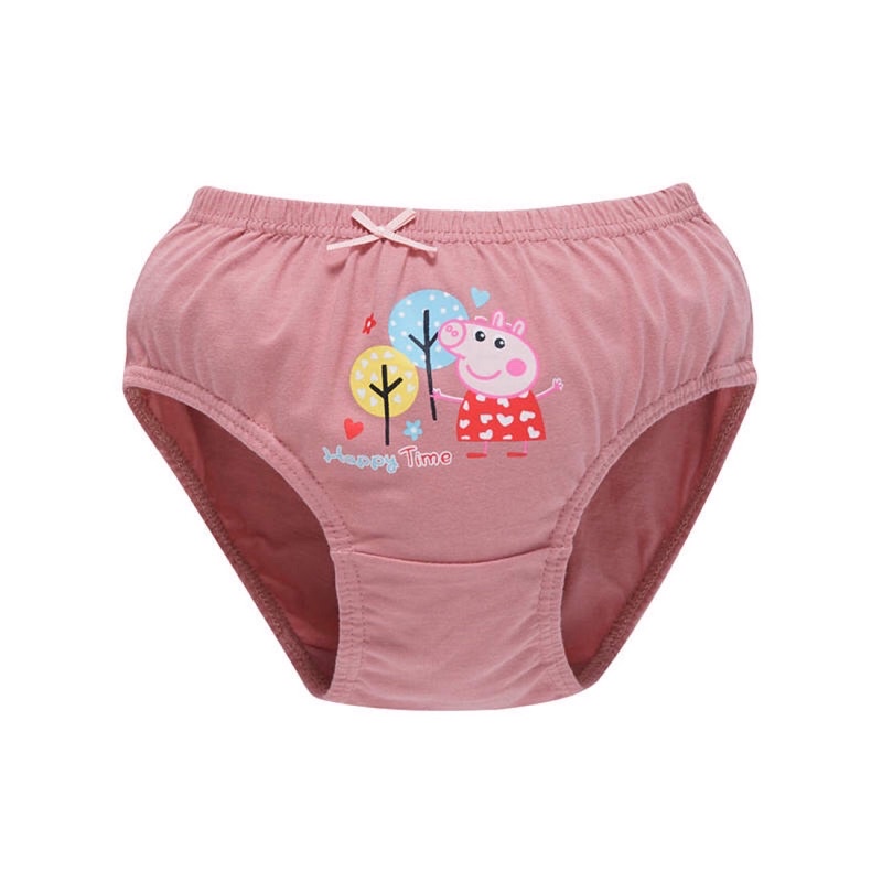 SET Celana Dalam Anak Perempuan Bahan Katun Import Premium Gambar PeppaPig Pink Isi 5 Pcs Free Box Lucu Celana Dalam Anak Bahan Katun Lucu Kolor Anak Murah