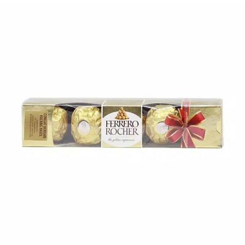 

Ferrero Rocher Chocolate T5 | Halal Cokelat Ferero Rocher isi 5 pcs