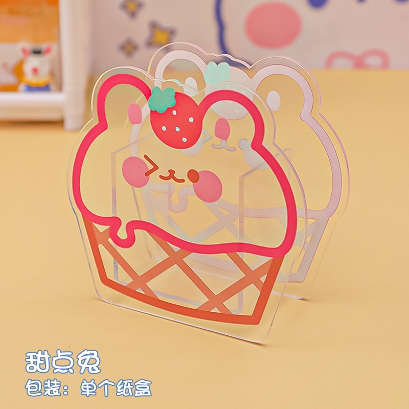 

Tempat Pensil Kotak Pensil Meja Pen Holder Transparant Bentuk Karakter Toysforhome