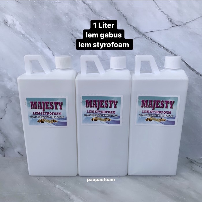 

1 Liter Lem Gabus / Lem Styrofoam MAJESTY