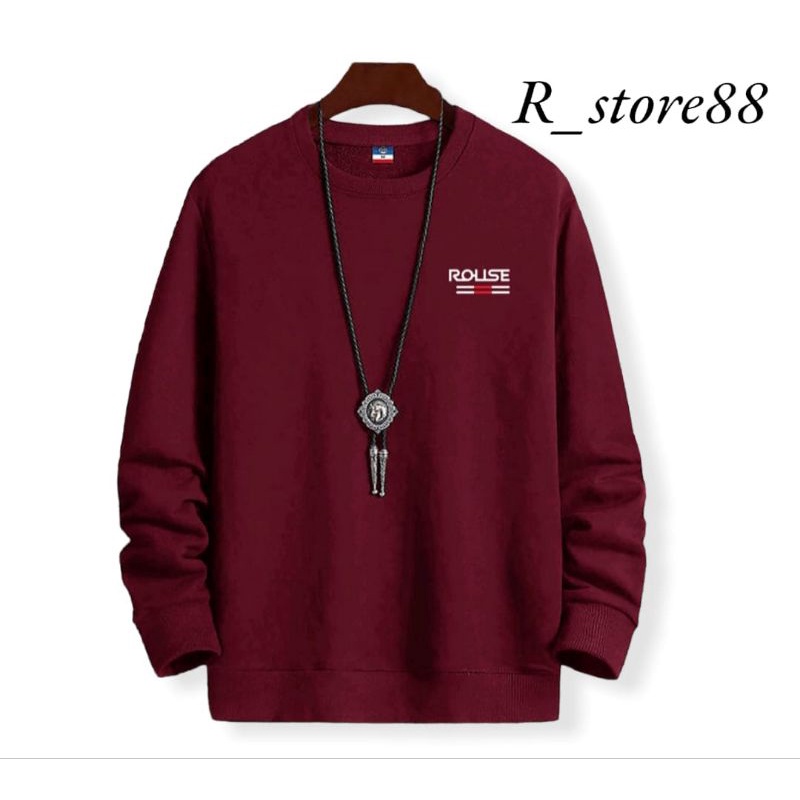 Sweater crewneck Rollise trend casual