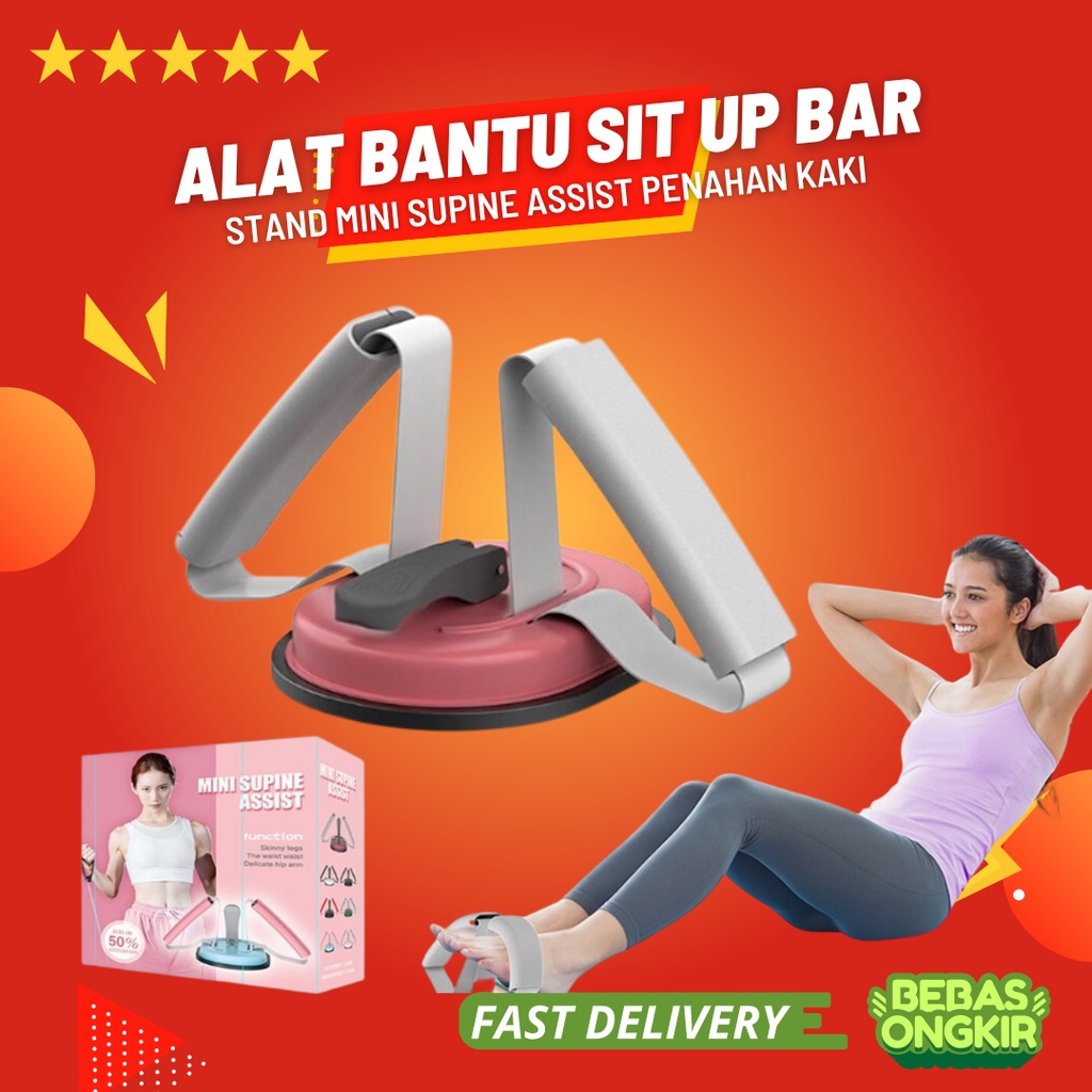 Alat Bantu sit up bar Helper stand mini supine assist Penahan kaki