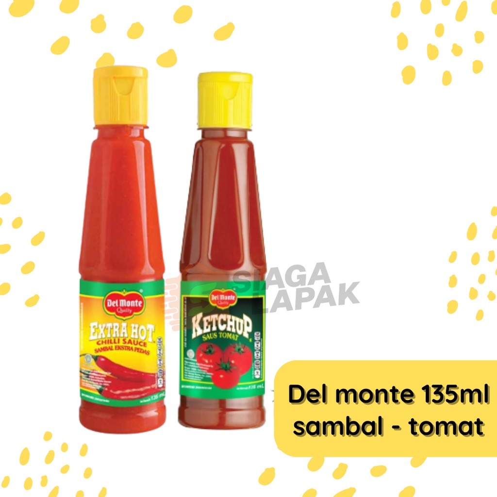 Del Monte Saus Tomat - Sambal Botol 135 ml