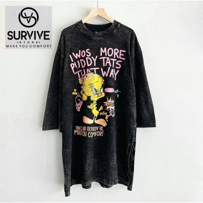 Kaos Oversize Survive Kaos Oversize Snowblack Survive Kaos Wanita Survive Original Produk Baju Wanita Survive