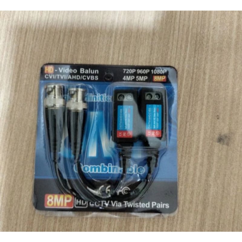 Vidio Balun Cctv 8Mp