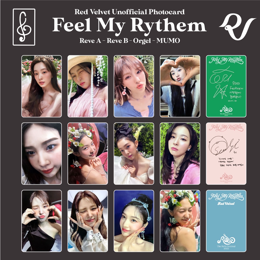 [REPLIKA RED VELVET] PHOTOCARD FEEL MY RYTHEM