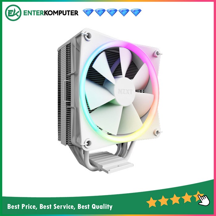 NZXT T120 RGB White CPU Air Cooler