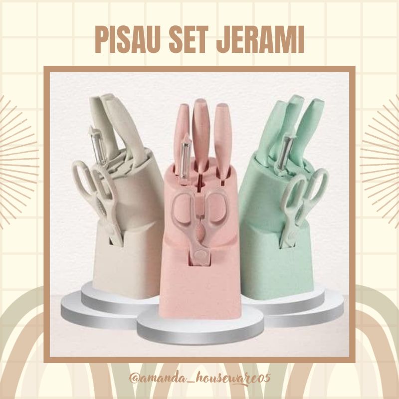 Pisau Dapur Set Jerami