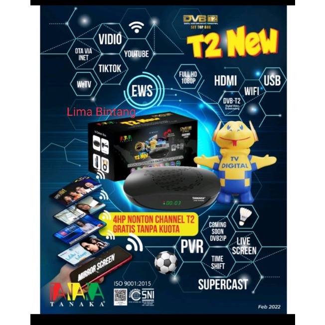 Set Top Box STB tv digital tanaka new