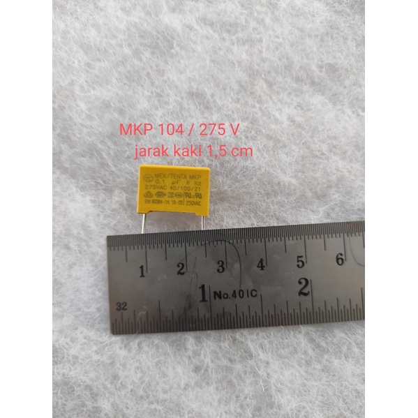 500 pcs MKT 104 275V KAPASITOR MKP 104 275 v MKM CAPASITOR P15
