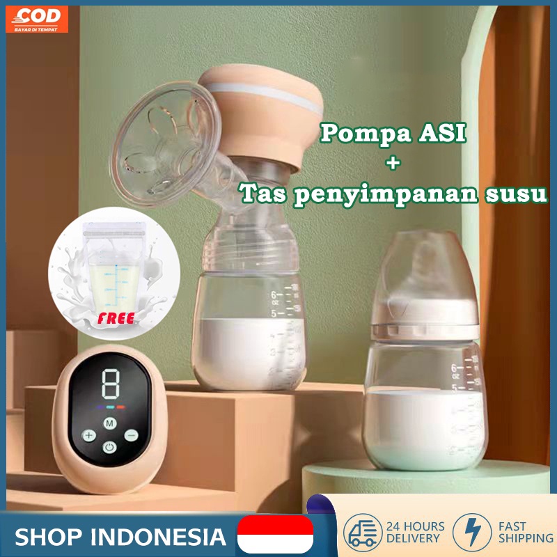 Mmflight Pompa Asi Elektrik Rechargeable Breast Pump Electric Portable Single 180ML