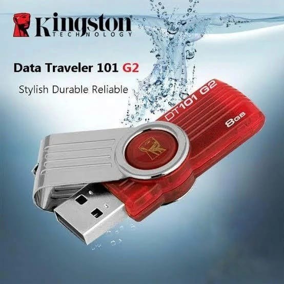 Flashdisk Kingstone 4GB 8GB 16GB 32GB Data Traveler DT101 G2 Flash Drive Model Putar