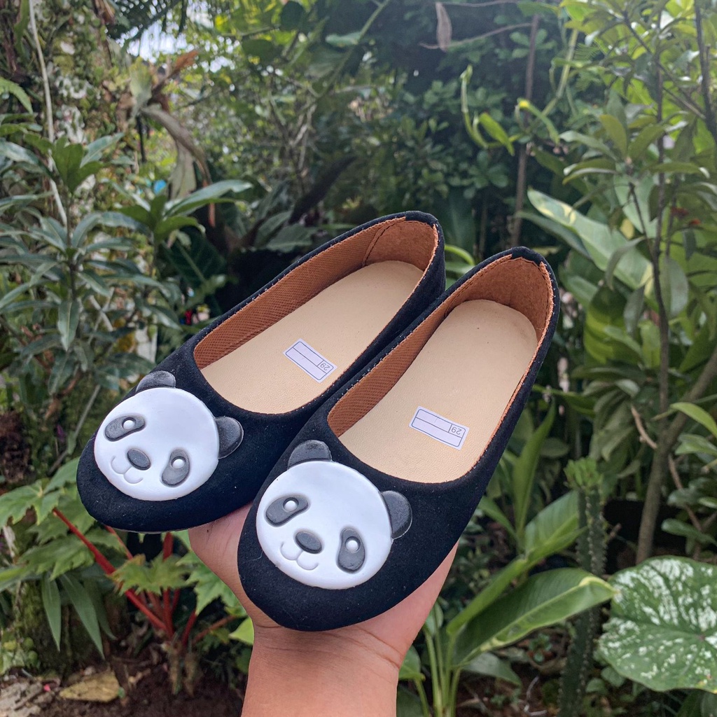 platshoes anak motif panda lucu imut 26-30