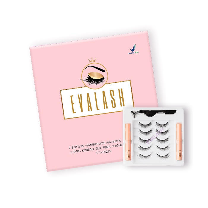 EVALASH NATURAL - BULUMATA EVA LASH MAGNETIC EYELASH 5 PASANG BULU MATA MAGNET EYELASHES