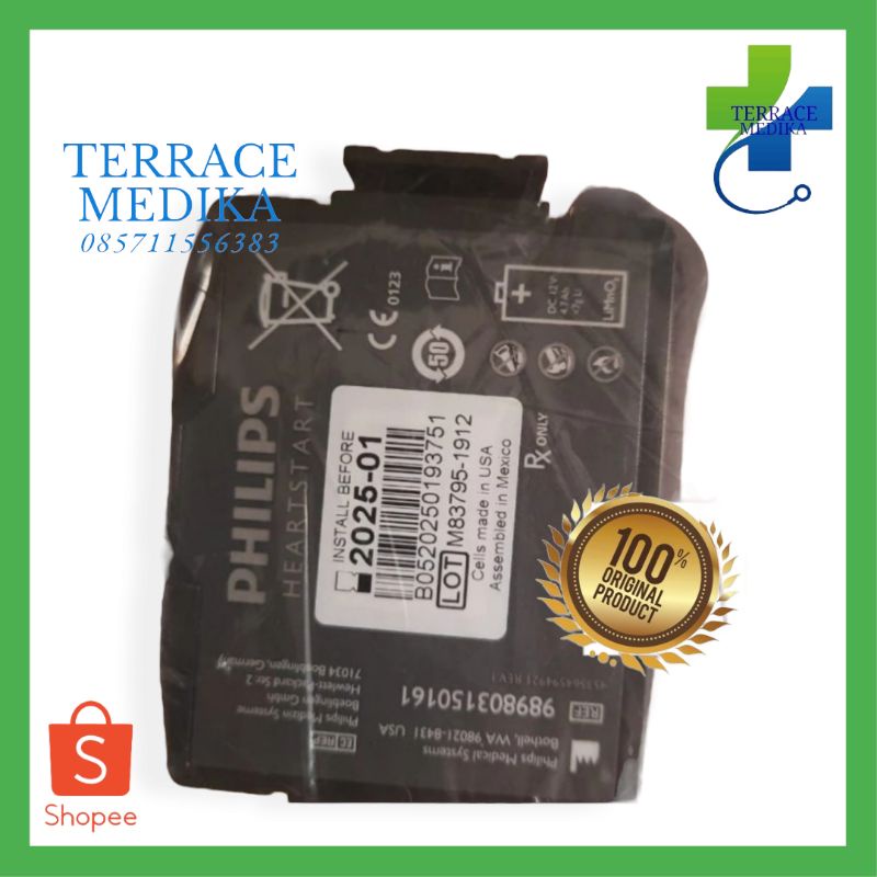 BATTERY AED PHILIPS FR3