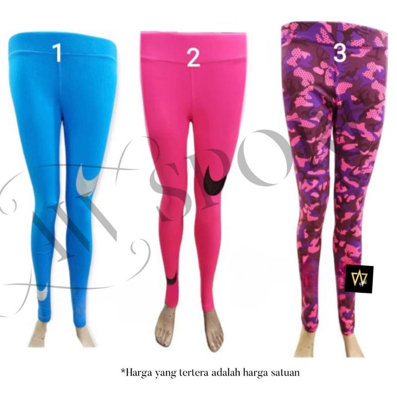 Celana Legging Sport Panjang / Celana Olahraga Wanita
