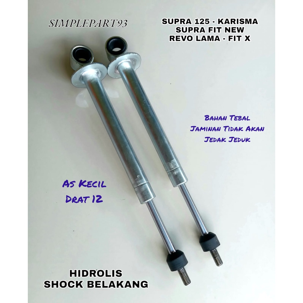 AS HIDROLIS SHOCK SHOK SKOK BELAKANG HONDA  - SUPRA 125 LAMA , KARISMA , FIT NEW , REVO LAMA [ SEPAS