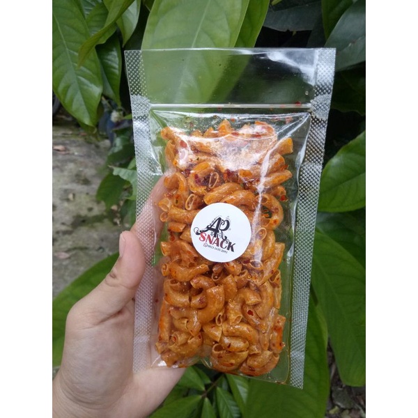 Jual Cemilan Makroni Kering Chili Oil Shopee Indonesia