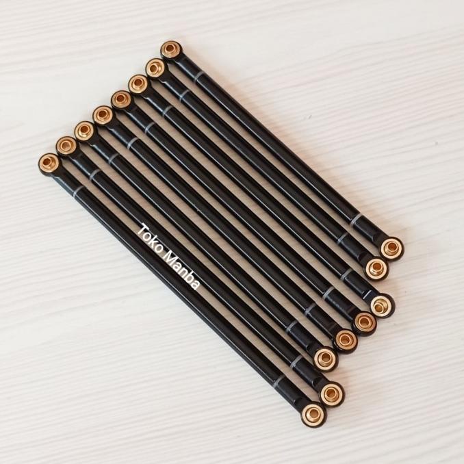 8 pcs Metal link Rod metal 313mm Linkrod Rc 1/10 Axial scx10 II