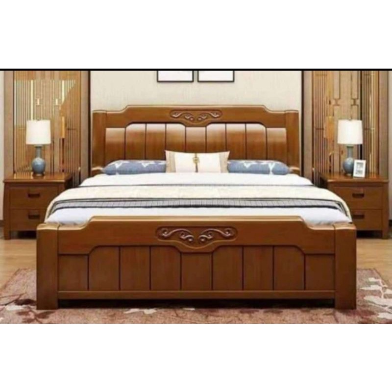 Dipan tempat tidur/Divan kayu solid minimalis/Divan/Sandaran tempat tidur/Ranjang