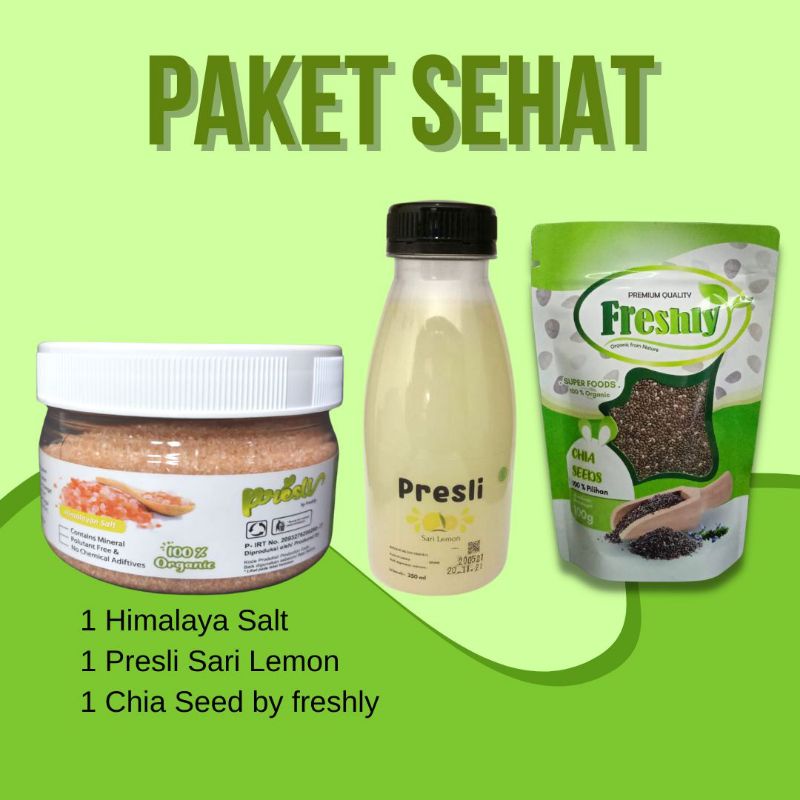 Paket Anti Perut Buncit (1HM,1FL,1Chia)