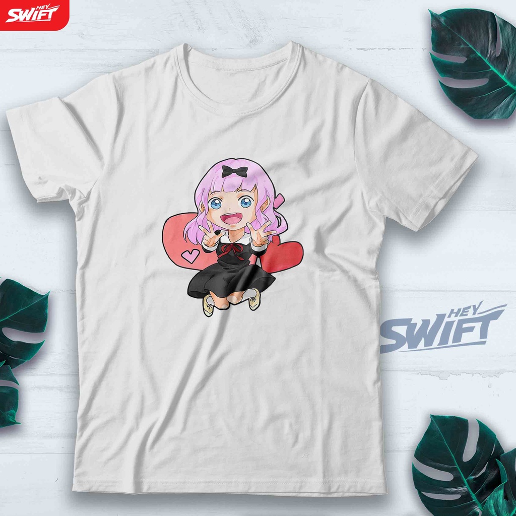 KAOS Kaguya-Sama Love is War - Chika Fujiwara anime TSHIRT BAJU DISTRO