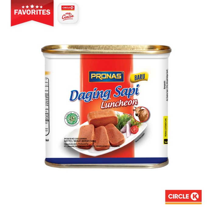 

READY PRONAS BEEF LUNCHEON MEAT 340GR