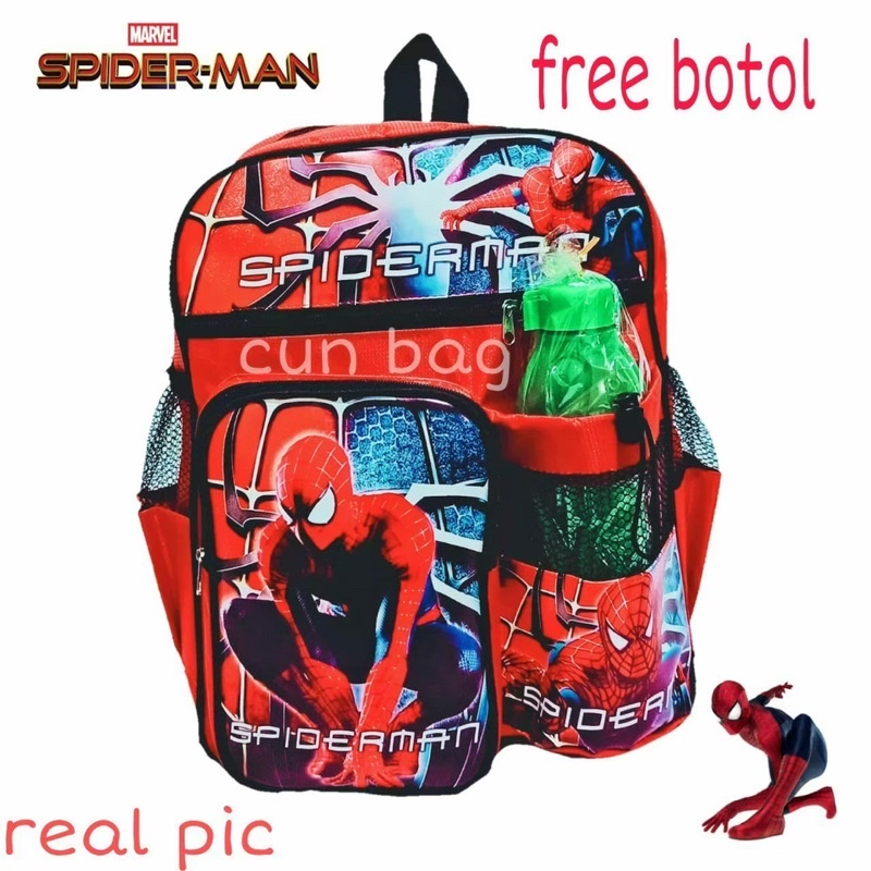 Tas anak  tayooo gratis botol  tas rangsel anak laki laki tas bonus botol