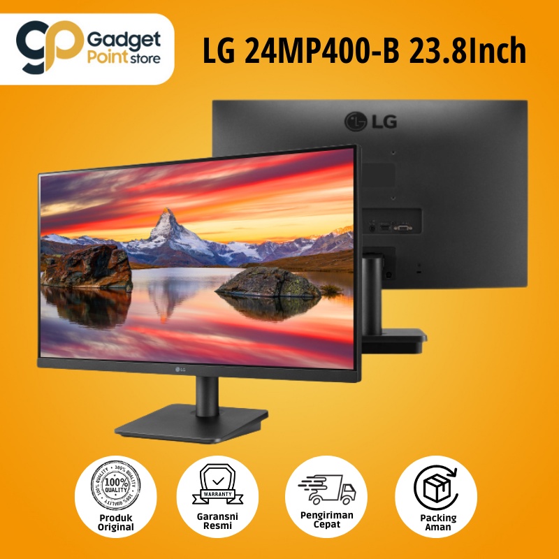 LED Monitor LG 24MP400-B - Full HD 23.8 Inch - Garansi Resmi