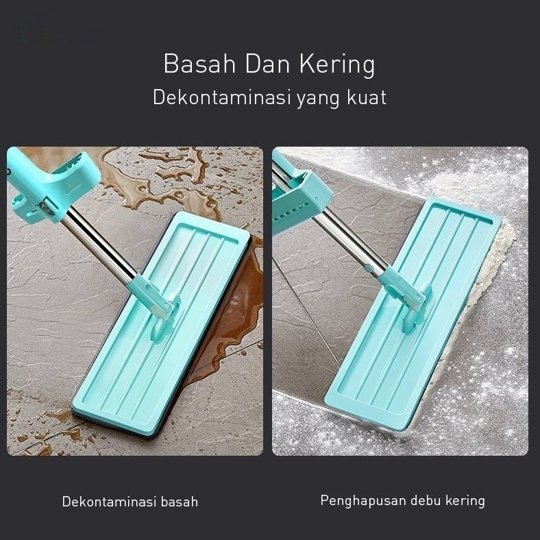 PEL2 - Alat Pel Lantai Ultra Mop Dengan Reffil 1 Handle 360°