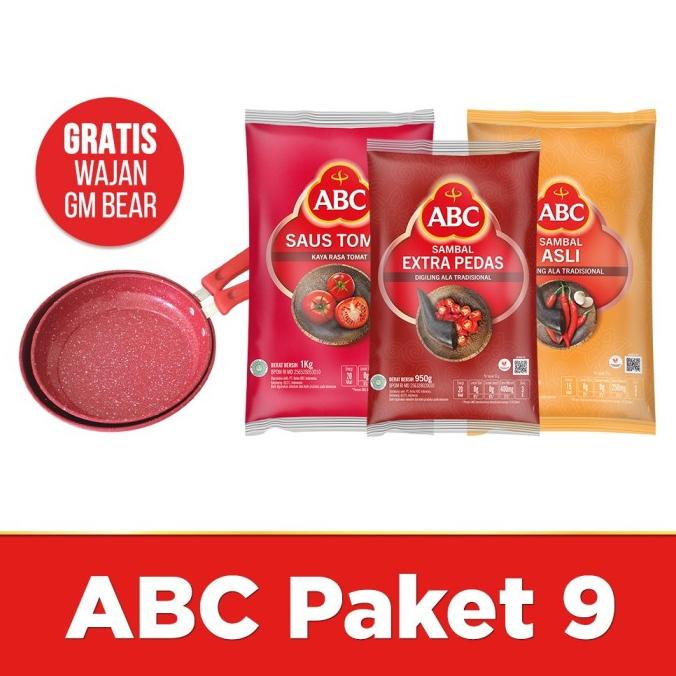 

ABC Paket Sambal, Saus Tomat Free Wajan