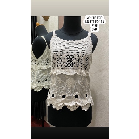 White Top/Outer Transparan size S/M