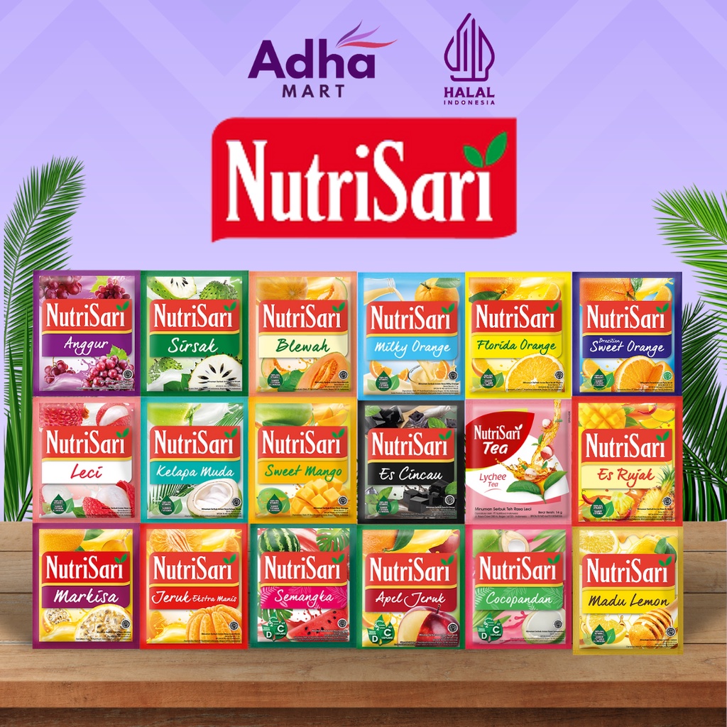 

ADHA MART NUTRIFOOD NUTRISARI ALL FARIANT 10 SACHET