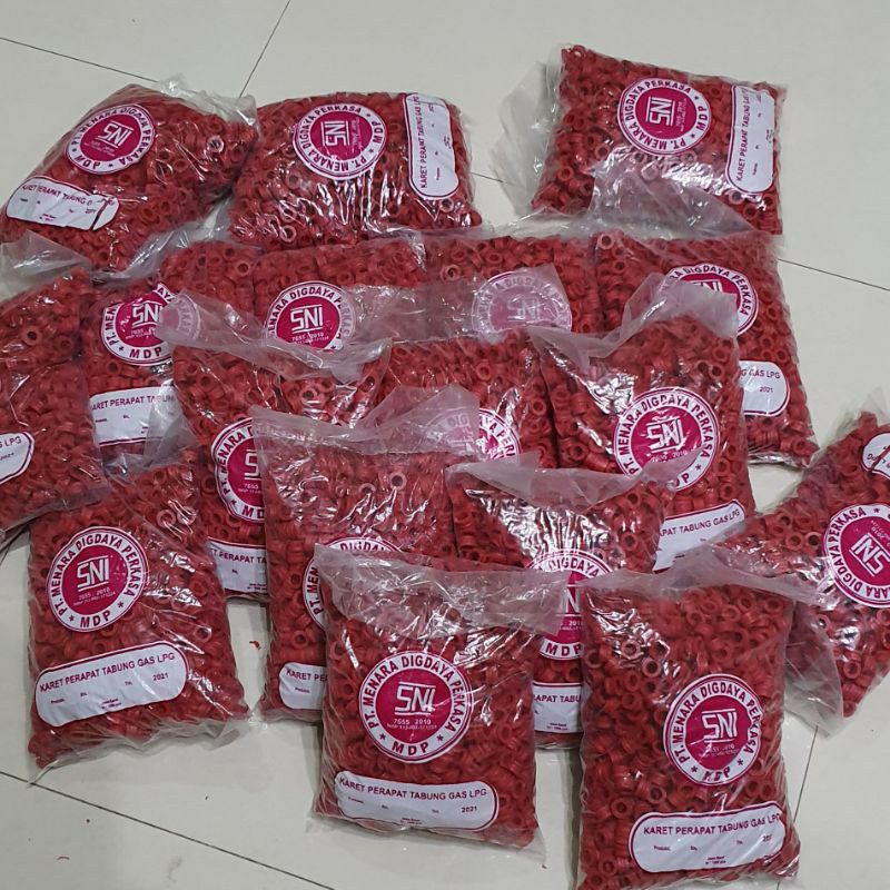 JT - 1000 PCS Karet Gas Elpiji / LPG SNI Seal / Sil Tabung Gas Elpiji / LPG 3KG 5,5KG 12KG SNI isi 1000 pcs - GROSIR per 1.000 pcs