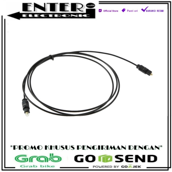 ANTENA TV DIGITAL OPTICAL CABLE - KABEL OPTIC DIGITAL AUDIO OUT kabel flat segala arah super jernih 