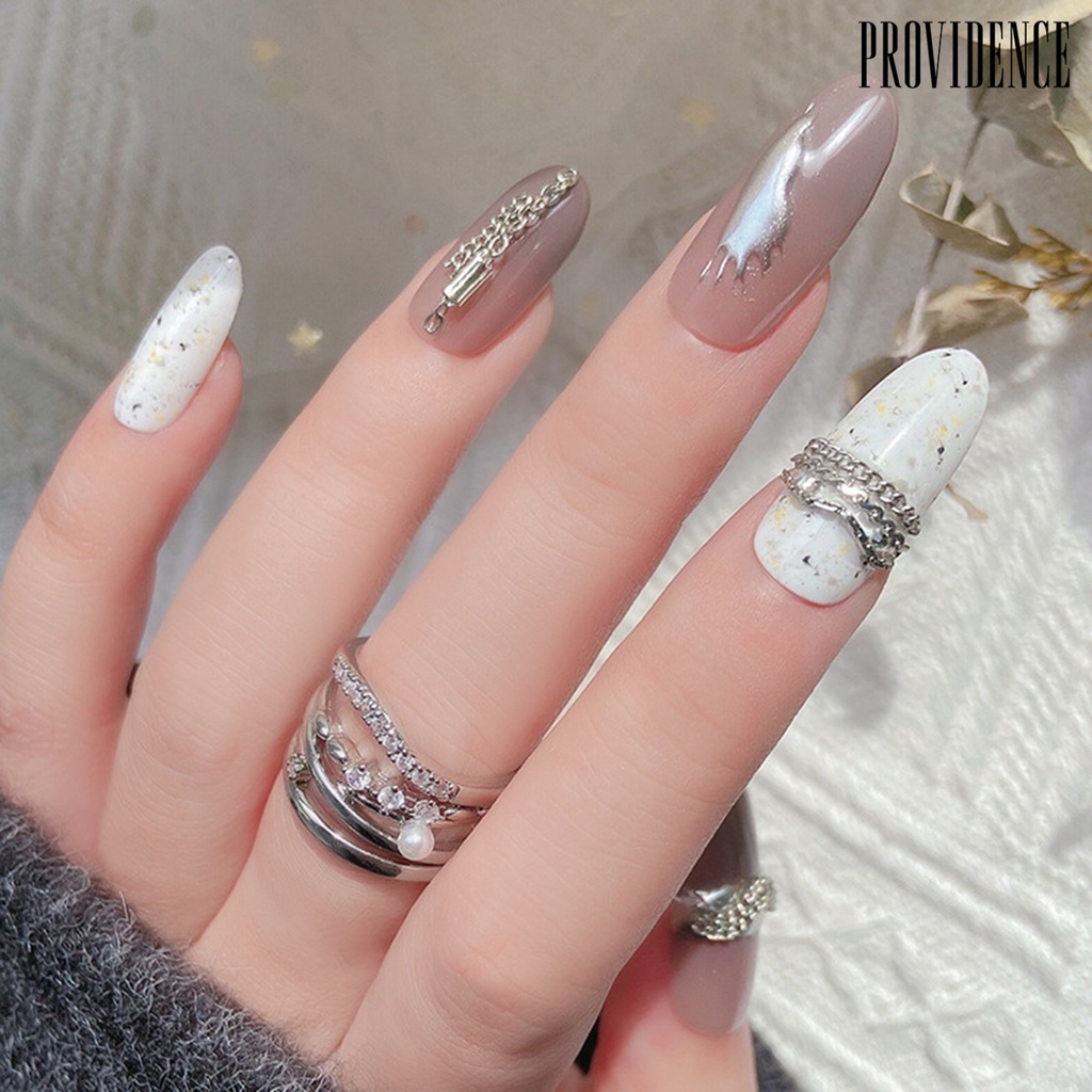 Providence Rantai Emas / Silver Anti Alergi Untuk Nail Art DIY