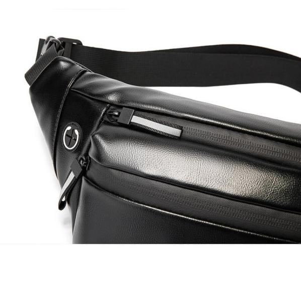 Tas Selempang Kulit Pria Tas Pria Tas Kulit Pria Tas Pria DISTRO KULIT - Hitam