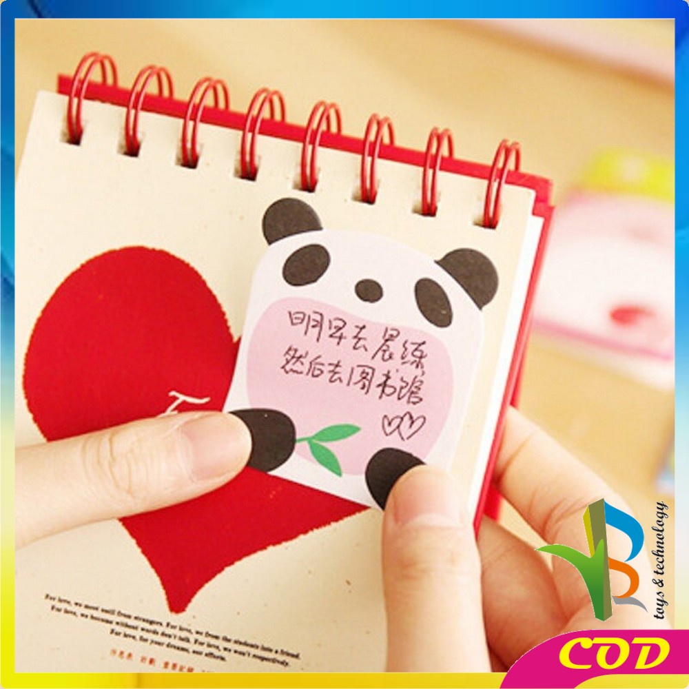 RB-A3 Sticky Notes Motif Binatang Tempelan Kertas Catatan Memo Note Karakter Animal Lucu Unik