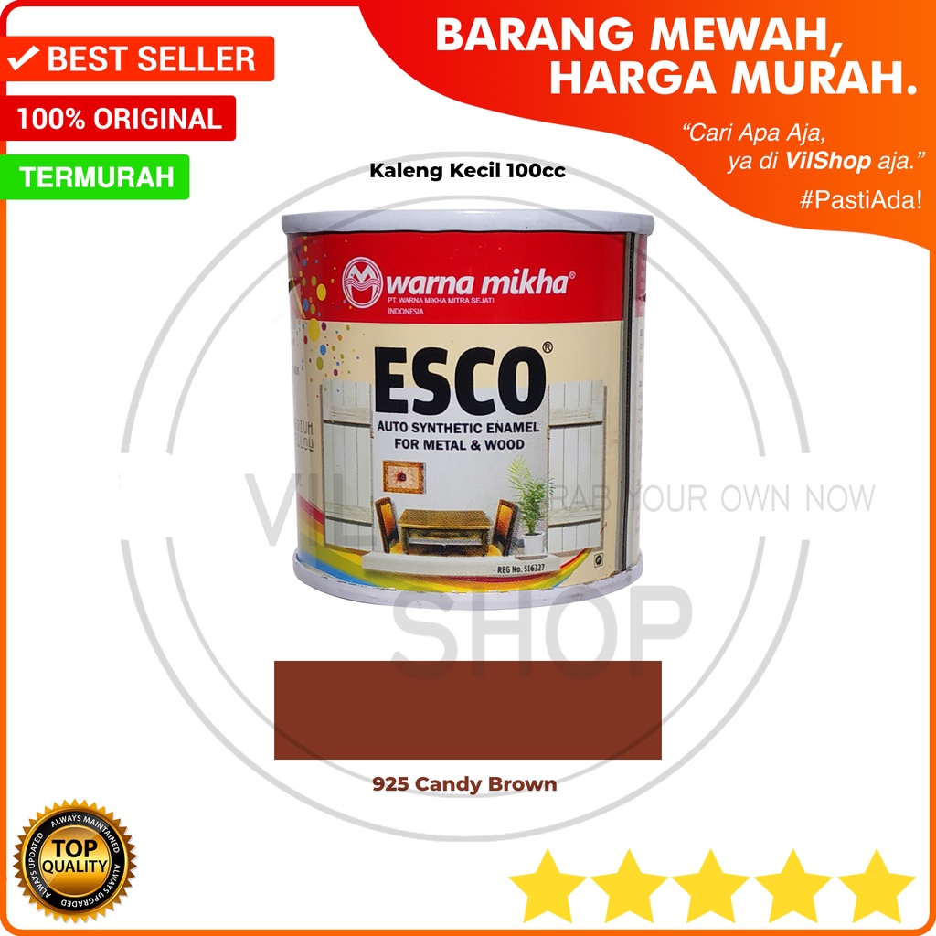 

CAT MINYAK KECIL WARNA COKLAT