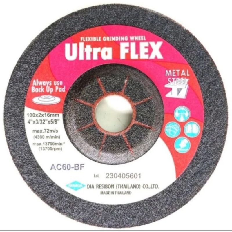 Batu Gerinda 4"Inch Flexsible Ultra Flex AC60