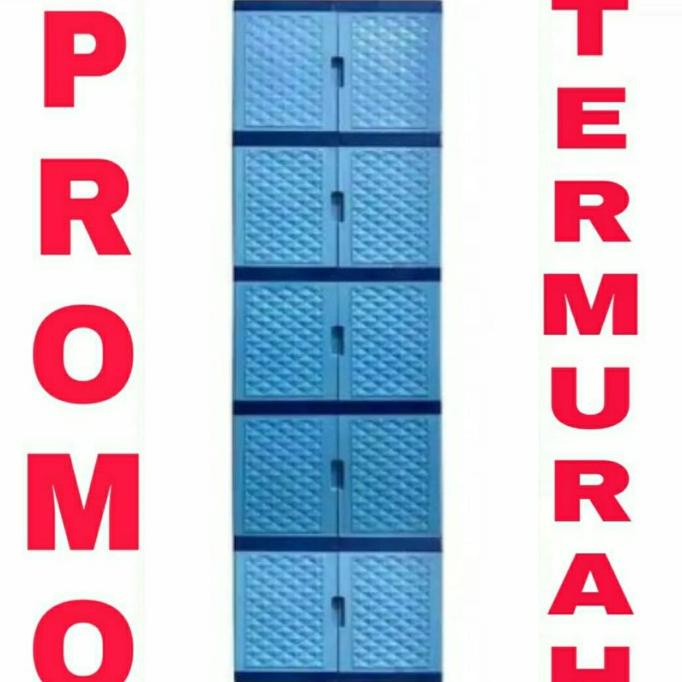 

Lemari Plastik Lemari Pakaian Mini Tabitha 5 susun stock ready
