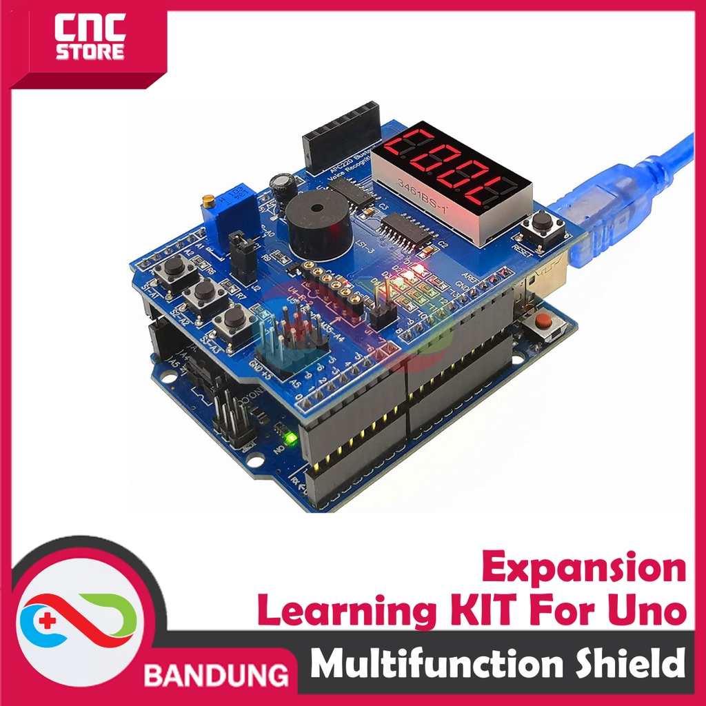 MULTI-FUNCTION SHIELD EXPANSION ARDUINO LEARNING FOR UNO MEGA