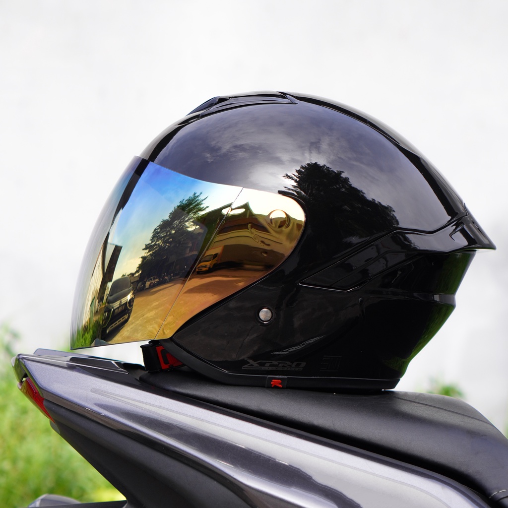 HELM RSIX POLOS SOLID DEWASA SNI X-PRO TERBARU