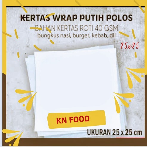 

1 Rim Kertas Roti Kertas Kue - Kertas Alas Loyang -Kertas Putih