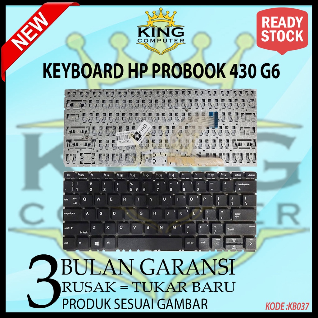 Keyboard HP ProBook 430 G6 435 G6 Series US