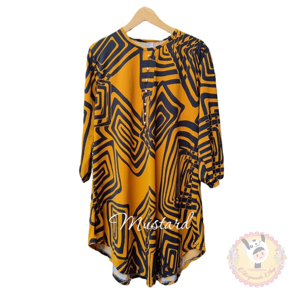 Blouse Wanita Spandek Korea Jersey Premiun Printing Jumbo Size