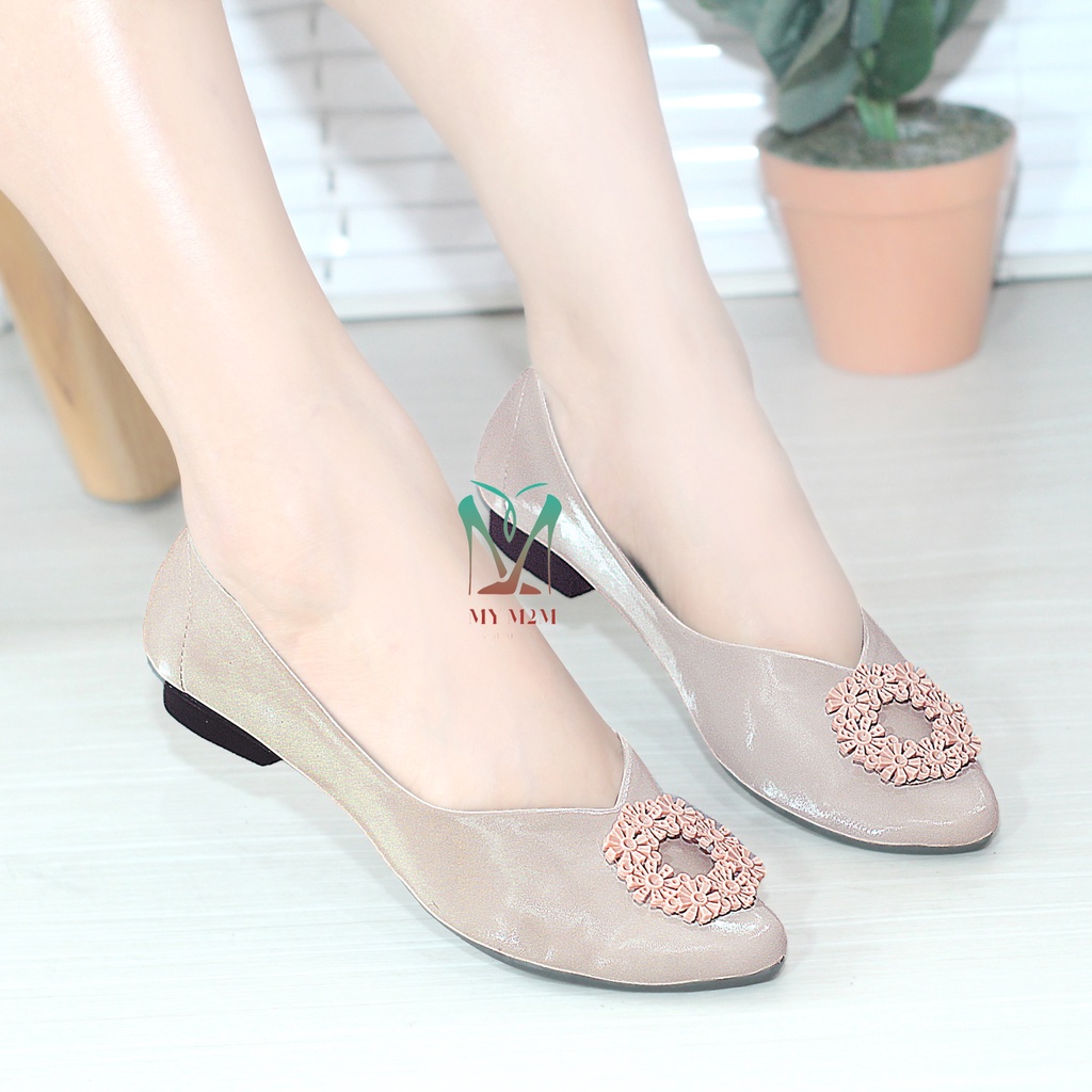 Mym2m Sepatu Flat Shoes Balet Kasual Wanita Terbaru Valina