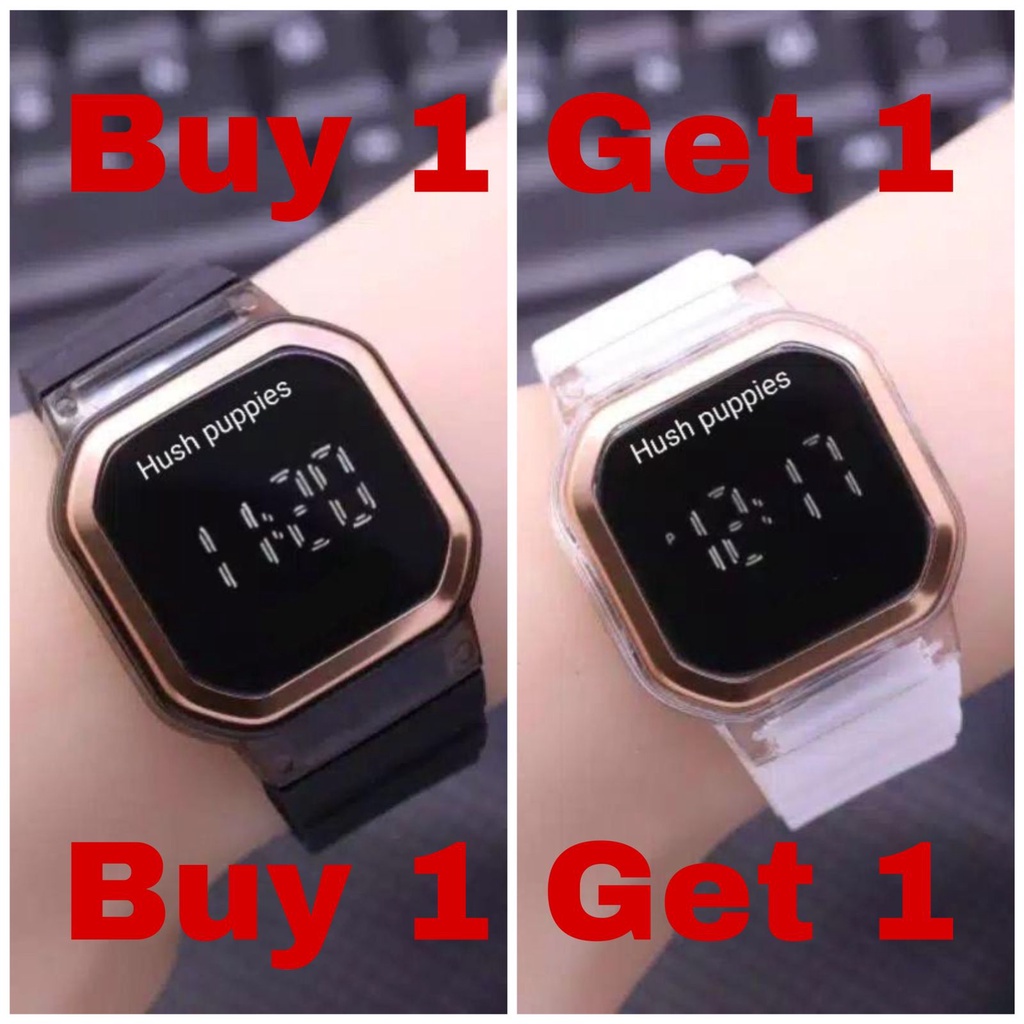 (KW) PROMOO!! BELI 1 GRATIS 1 JAM TANGAN COUPLE PASANGAN PRIA WANITA DIGITAL TOUCH SCREENN HP-40