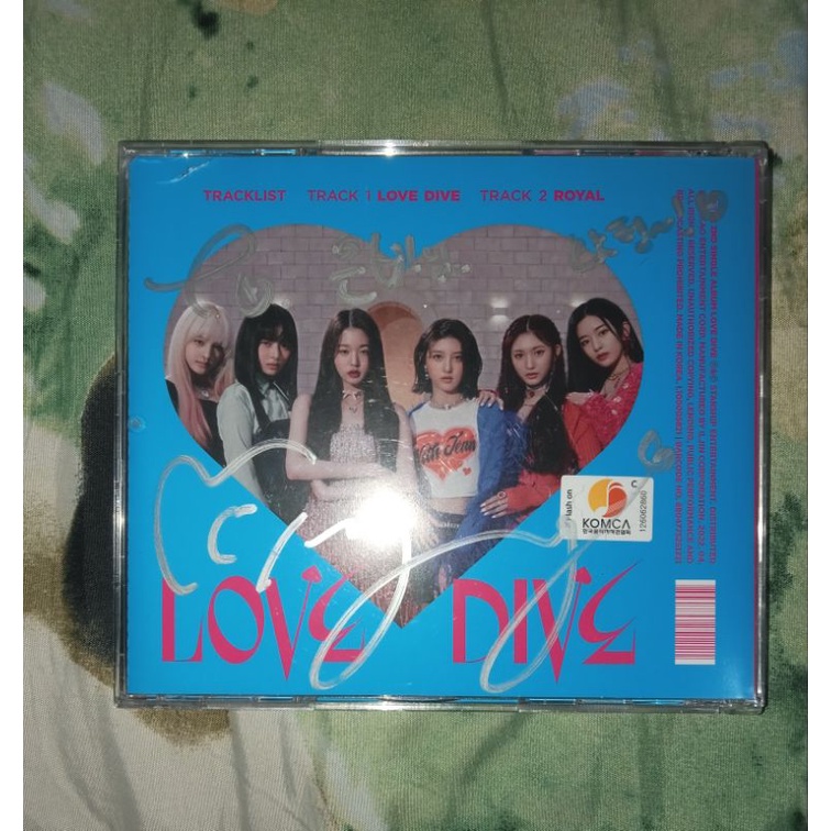 [FLASH SALE] SIGNED ALBUM IVE WONYOUNG LOVE DIVE