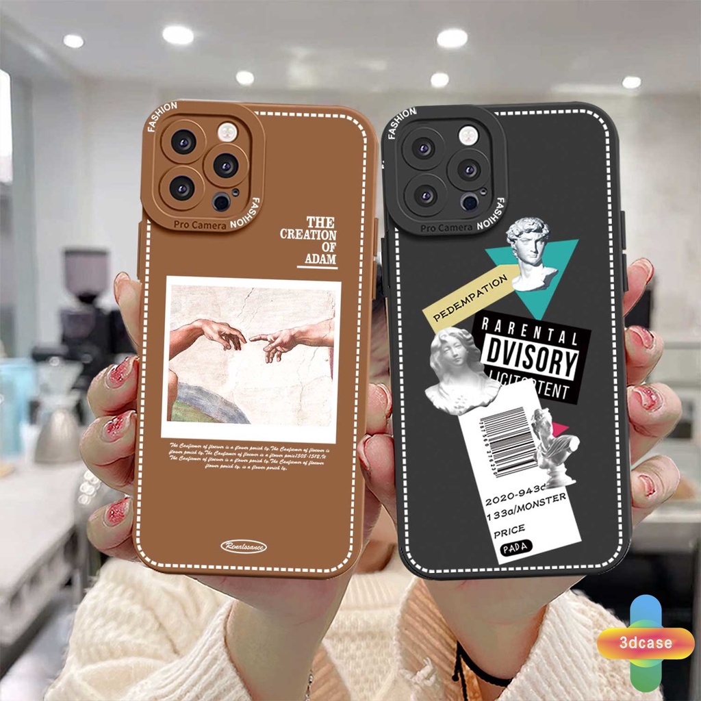 IPHONE Casing Ponsel Pesta Hewan Kartun Lucu Kompatibel Untuk For IPhone 6 7 6S 8 Plus XR 11 12 13 PRO MAX X XS MAX 11 12 13 mini Se 2020 6SPlus 7Plus 6Plus 8Plus XSMAX A15 A16 A9 A5 A7 A5S Y12 Y20 Y15S tutup Belakang Lensa Bulat TPU Lembut